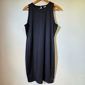 EUC LIKE NEW STEVE MADDEN BLACK HIGH NECK SLEEVELESS SPORTY DRESS SIZE XL